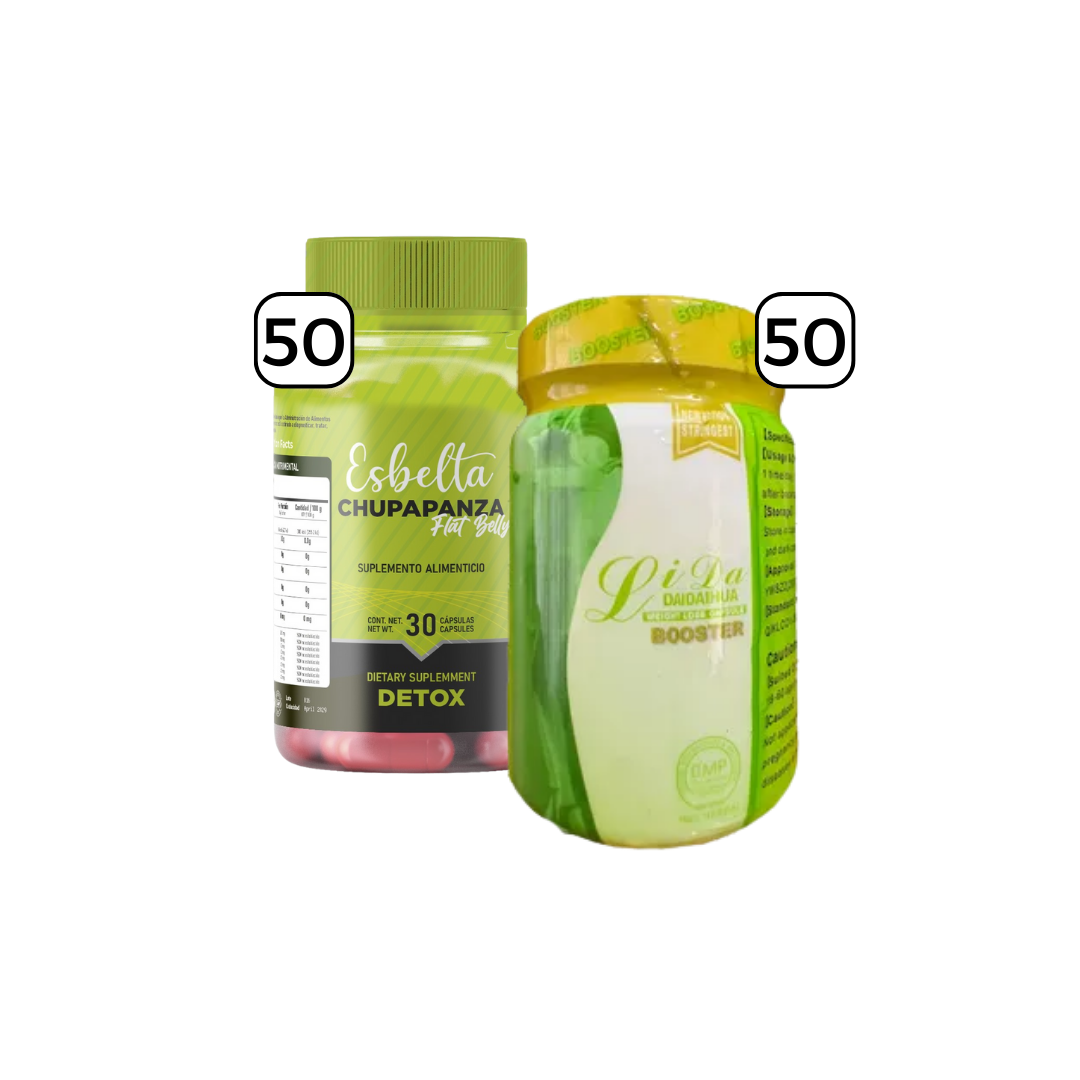 50 Lida Booster + 50 Detox