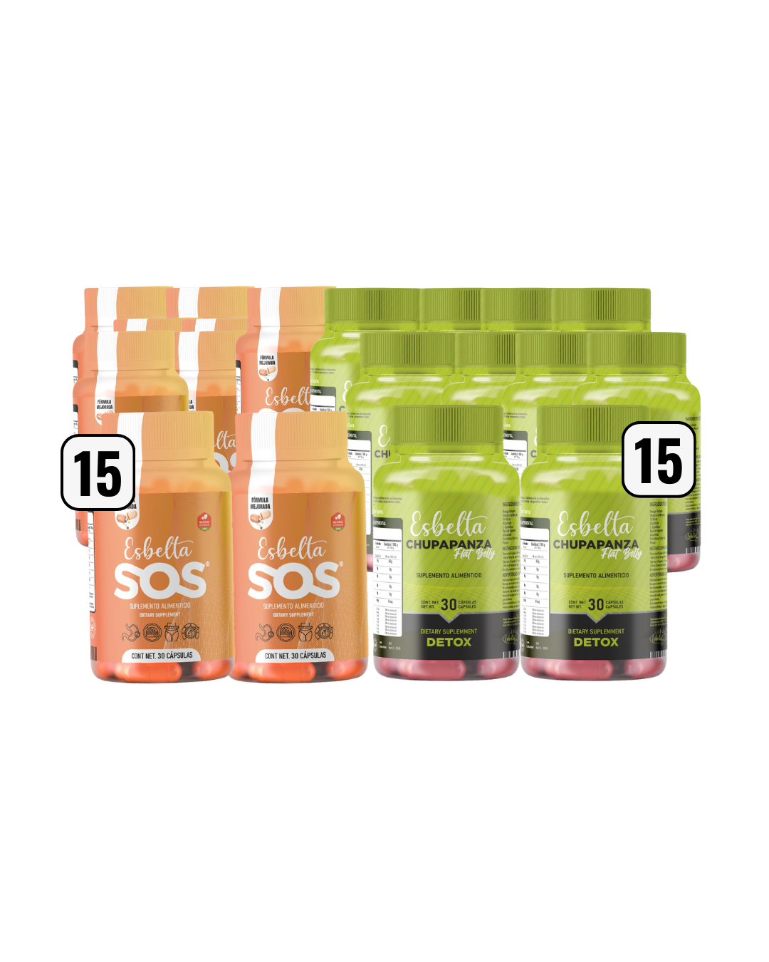 30 Pack - Esbelta (detox+Sos)