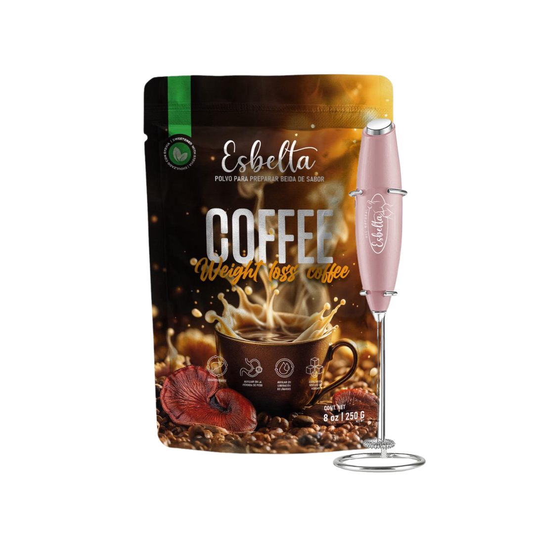 3 Pack - Café para bajar de peso (Gratis 1 Batidor)