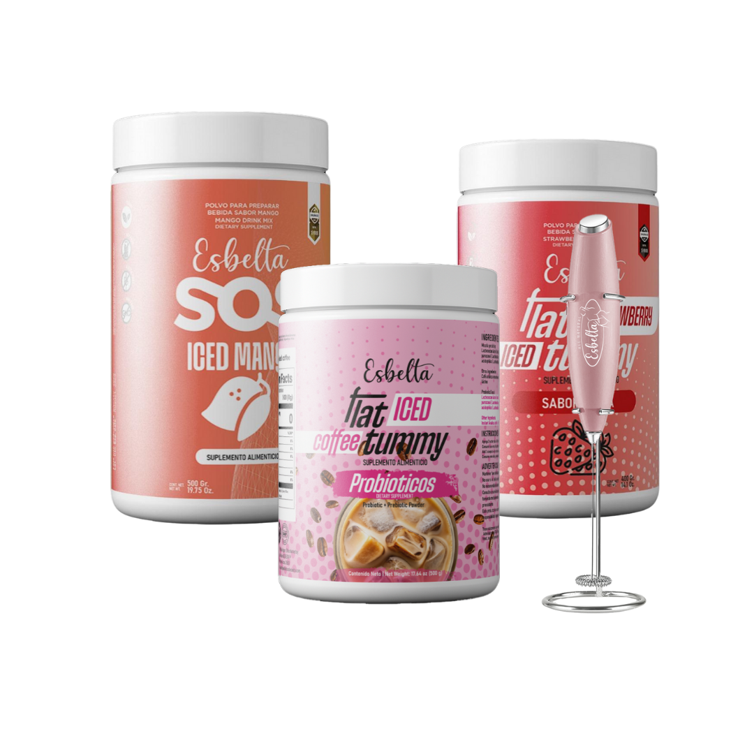 3 Pack - ICED Esbelta + batidor