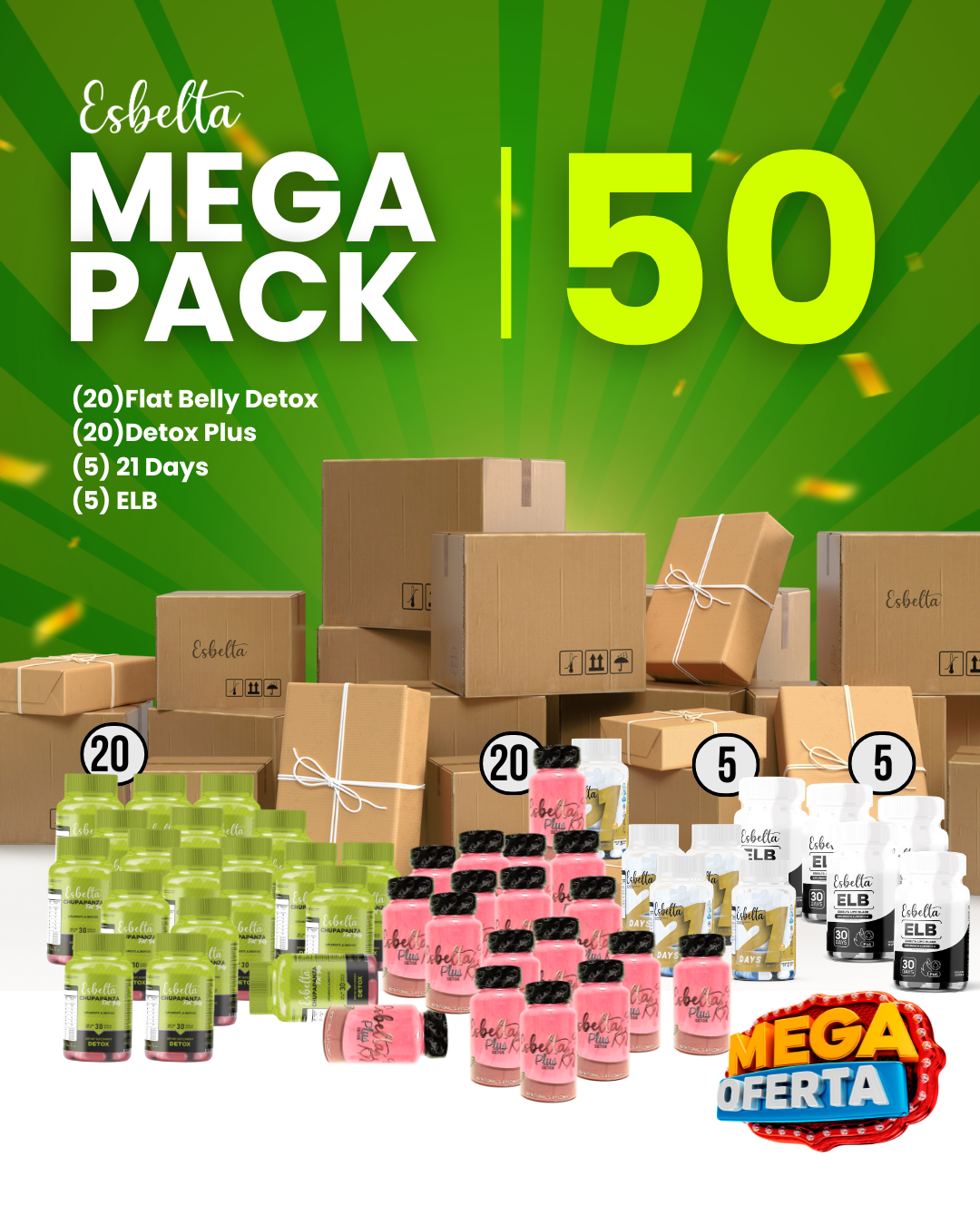 Mega Pack 50 (Detox)