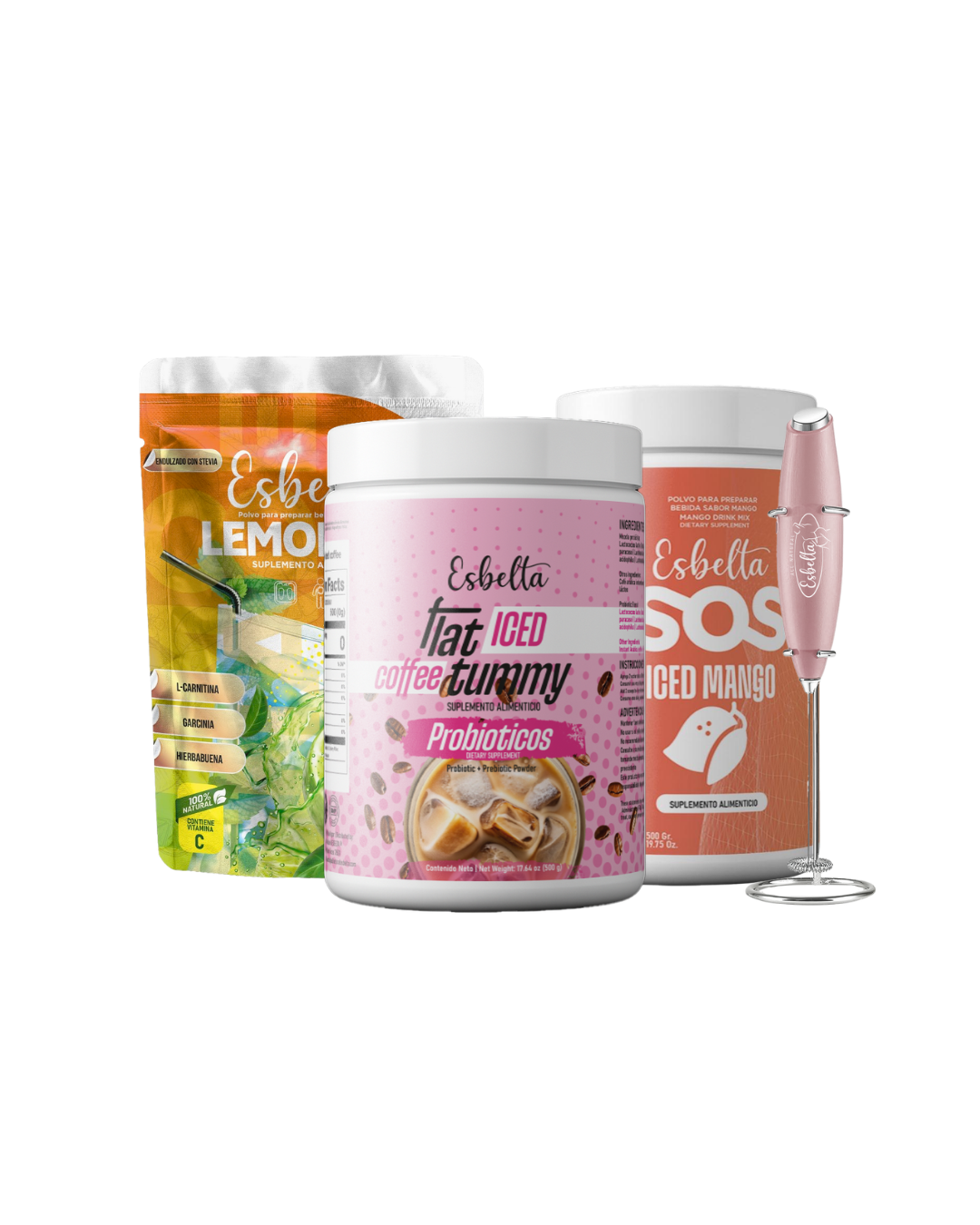 3 Pack -  de regalo 1 batidor