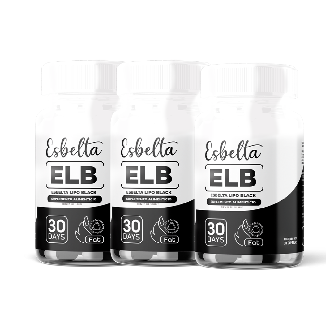 3 Pack - Esbelta Lipo Black  ELB