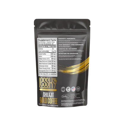 LESSK 24/7 Shilajit Gold Coffee