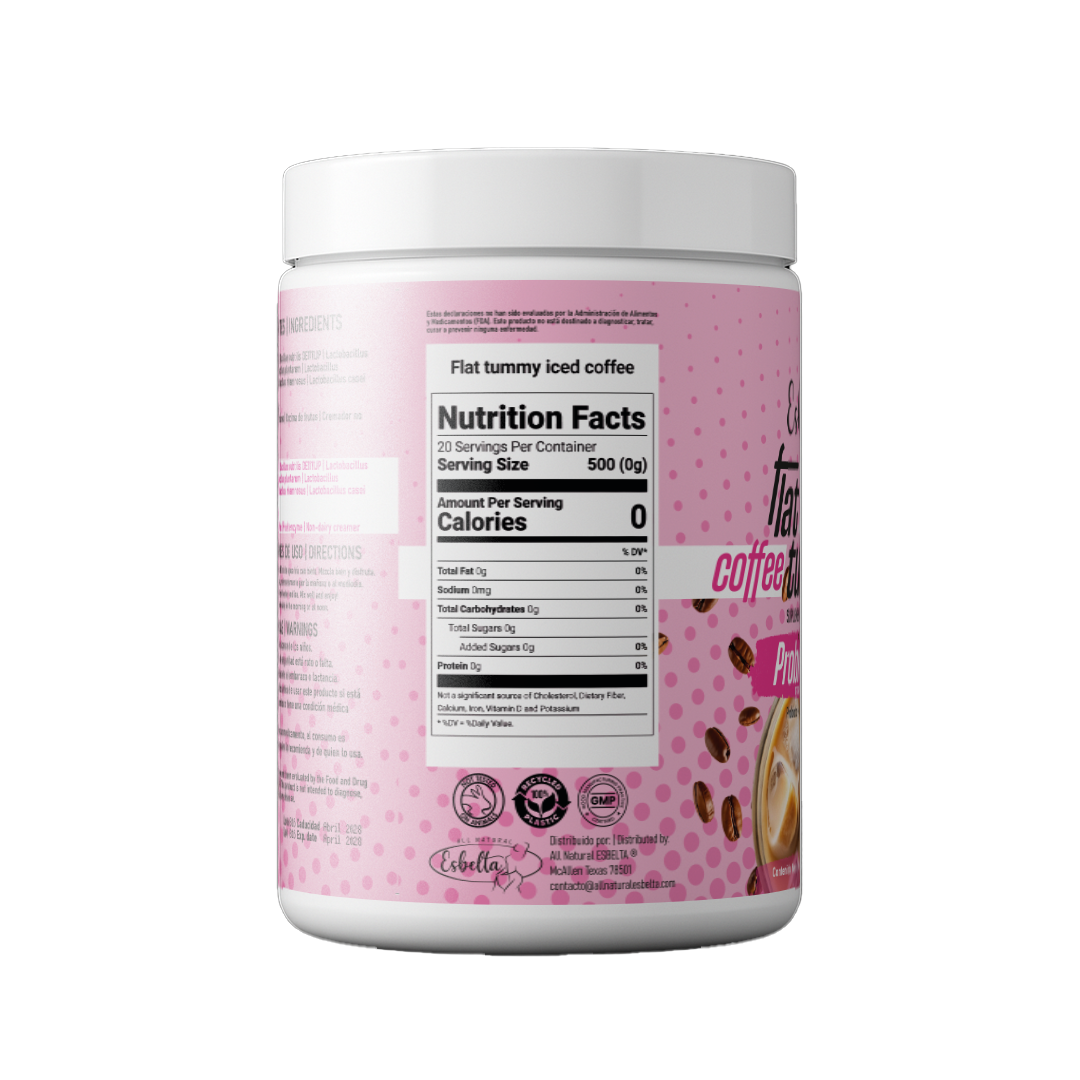 3 Pack - Esbelta Flat Tummy Iced Coffee (Gratis 1 batidor)